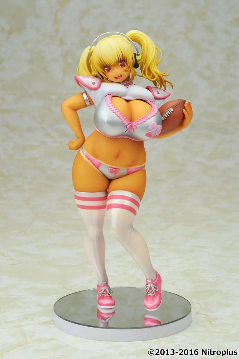 Super Pochaco PVC Statue 1/7 Super Pochaco Lingerie Football Suntanned Ver. 24 cm