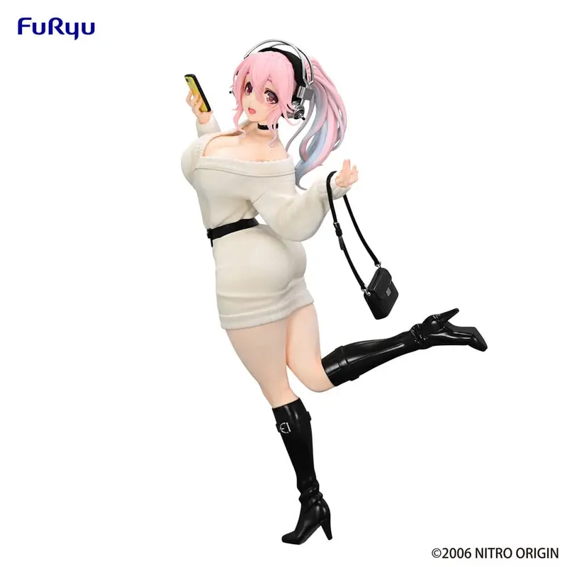 Super Sonico Trio-Try-iT PVC Statue Winter Memory Ver. 21 cm - sofort lieferbar