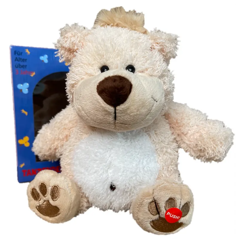Super weicher Kuschelteddy 14170 "Tanzender Willi"- 25cm beige - Premium Plüsch