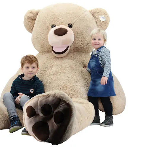Sweety Toys 10042 Riesenbär 240 cm XXL GIANT Teddy Bär Kuscheltier Kuschelbär Plüschteddy