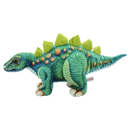 Sweety Toys 10837 Plüsch Dinosaurier Stoff 55 cm grün Stegosaurus - Knochenplattenechse-