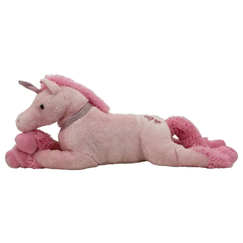 Sweety Toys 3976 Einhorn 120 cm – XXL Plüsch Unicorn Pegasus in Pink (liegend)
