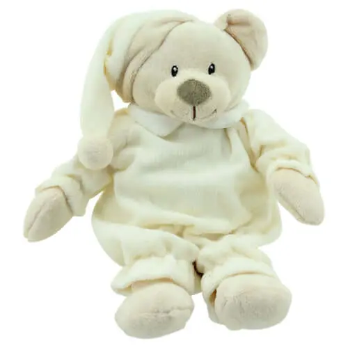 Sweety Toys 90235 Kuscheltier Teddy SLEEPY 31 cm softweich, Teddybär beige