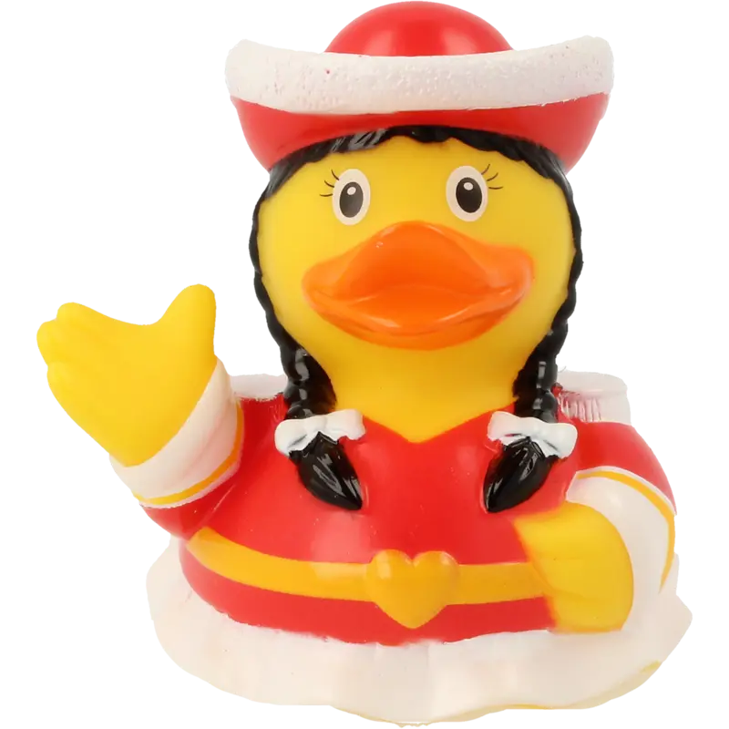 Tanz Funkenmariechen Ente Badeente Quietscheente Lilalu