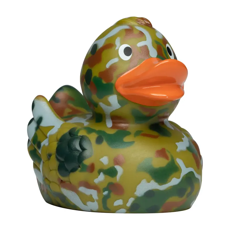 Tarnfleck Camouflage Ente Badeente Quietscheente Schnabels