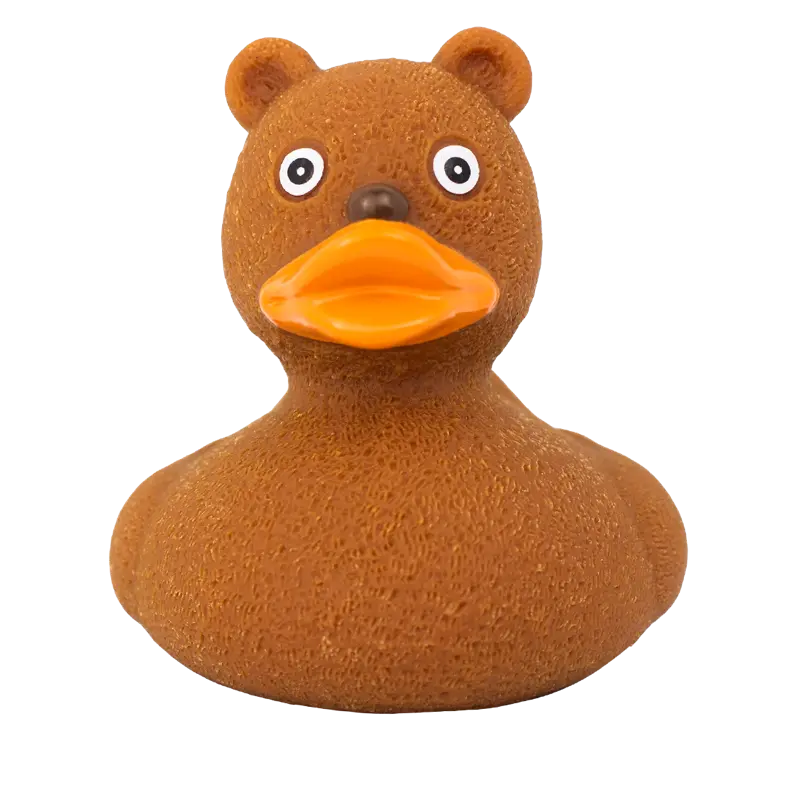 Teddy Knuddelbär Ente Badeente Quietscheente Lilalu