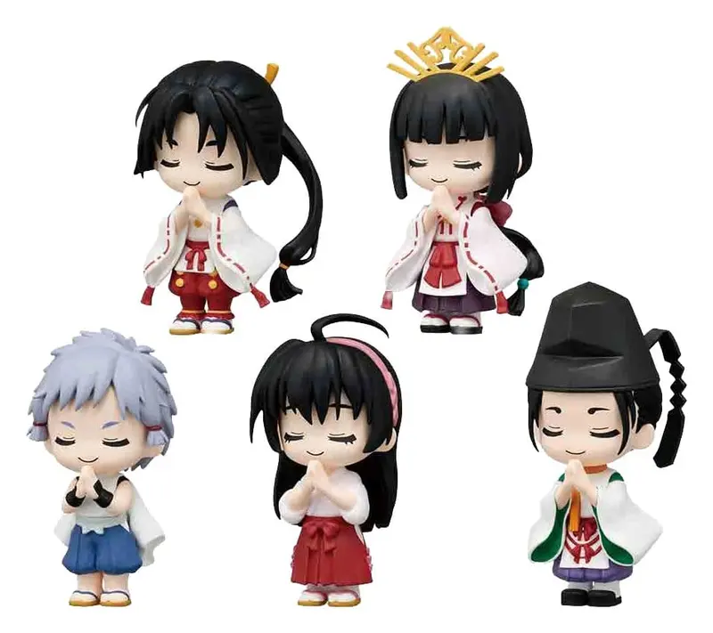 The Elusive Samurai PVC Figure Gassho Display Box (6) 5 cm