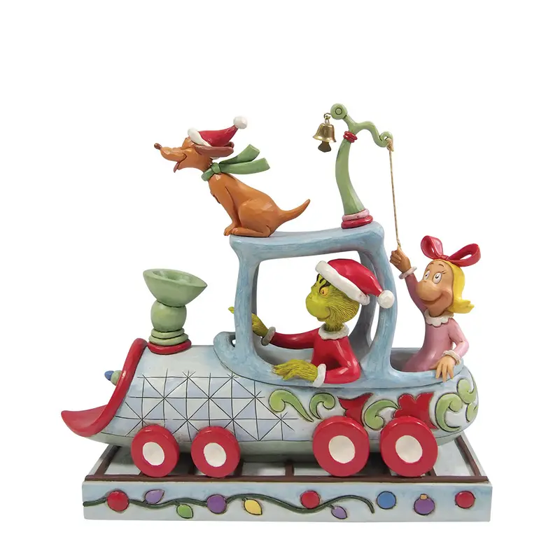 The Grinch Train Sammelfigur Jim Shore 6017070 Enesco