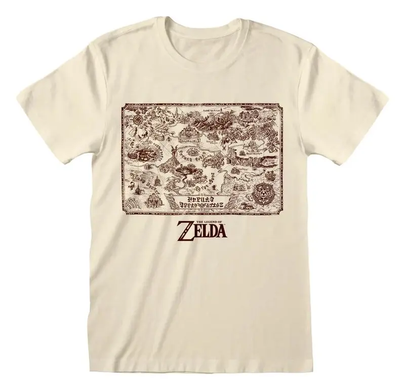The Legend of Zelda T-Shirt Map Of Kingdom Größe S