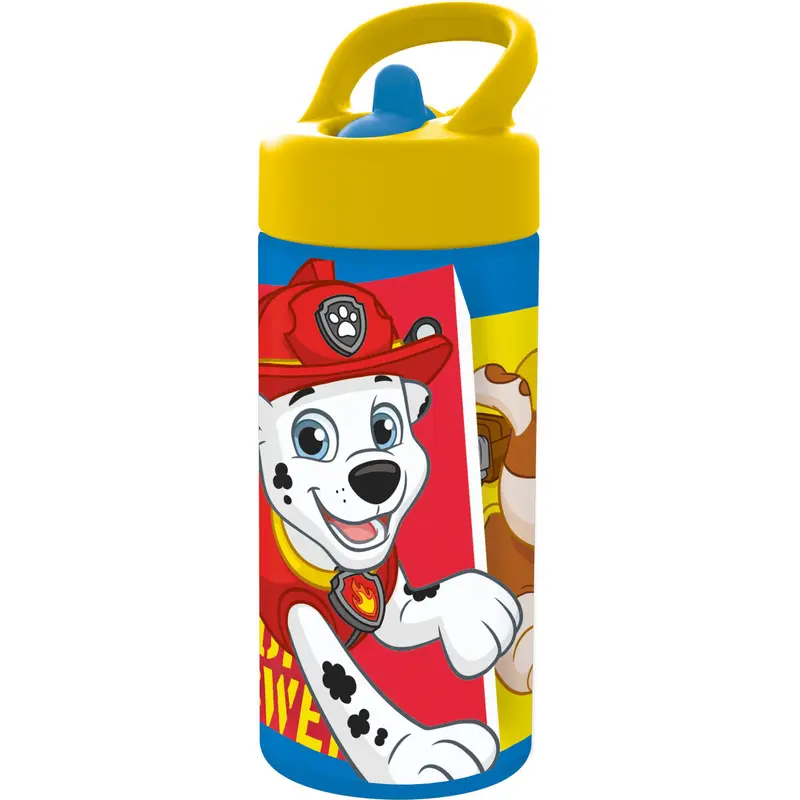 The Paw Patrol „Funday“ Trinkflasche, PVC, Rot und Blau, 410 ml