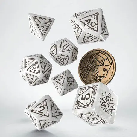 The Witcher Würfel Set Geralt The White Wolf (7)
