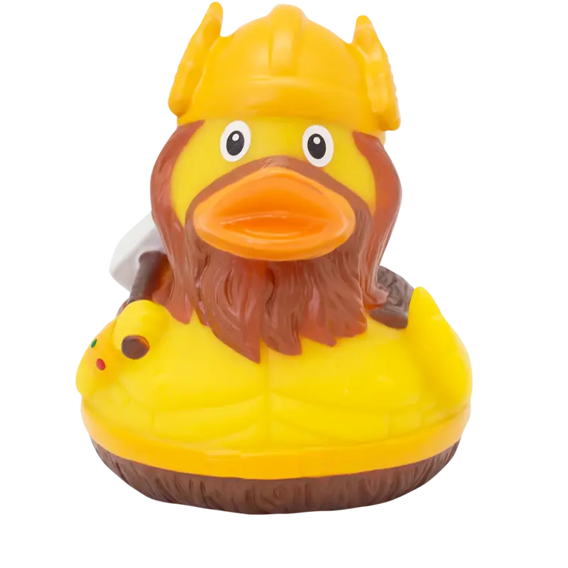 Thor Ente Badeente Quietscheente Gummiente Lilalu