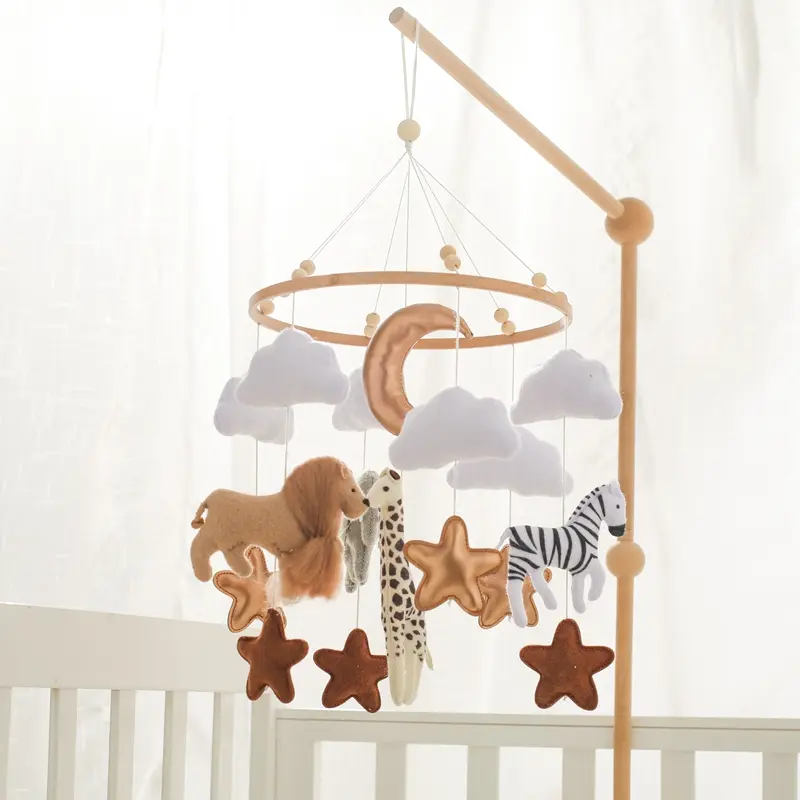 Tierbett-Hängespielzeug mit Spieluhr | 0–12 Monate – Bimbino