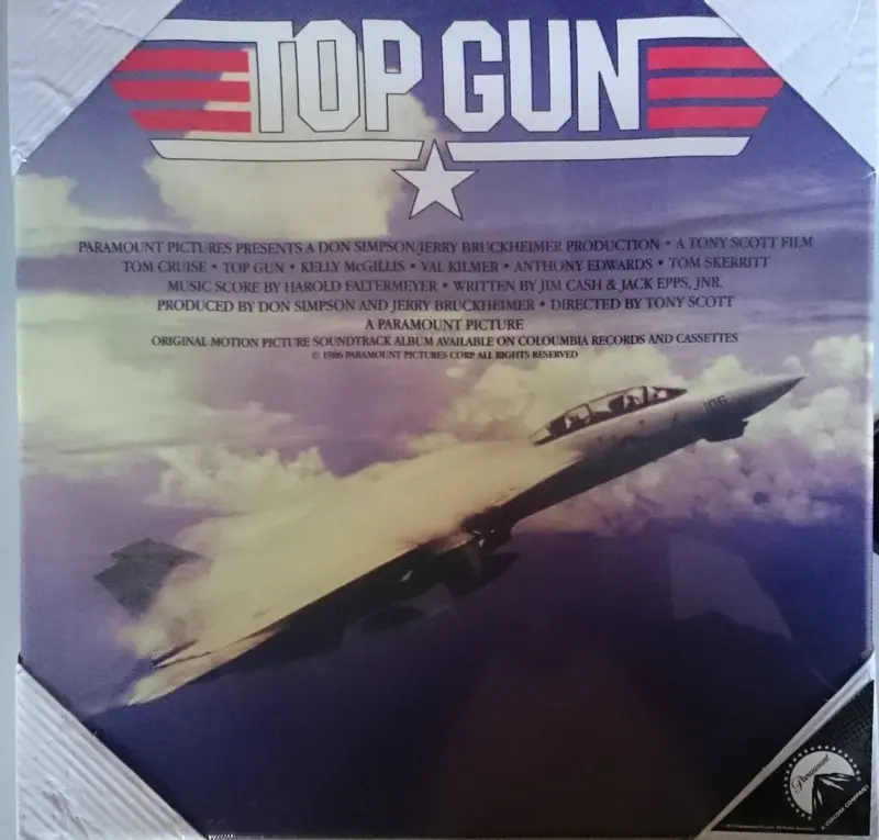 Top Gun Leinwandbild, 30 × 30 cm