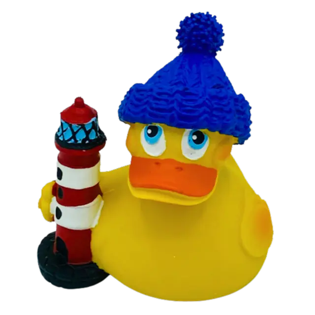 Torsten Leuchtturmwärter Duck Quietscheente Badeente Lanco