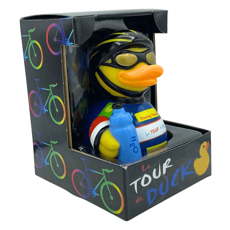 Tour de Duck Fahrrad Ente Badeente Quietscheente CelebriDucks