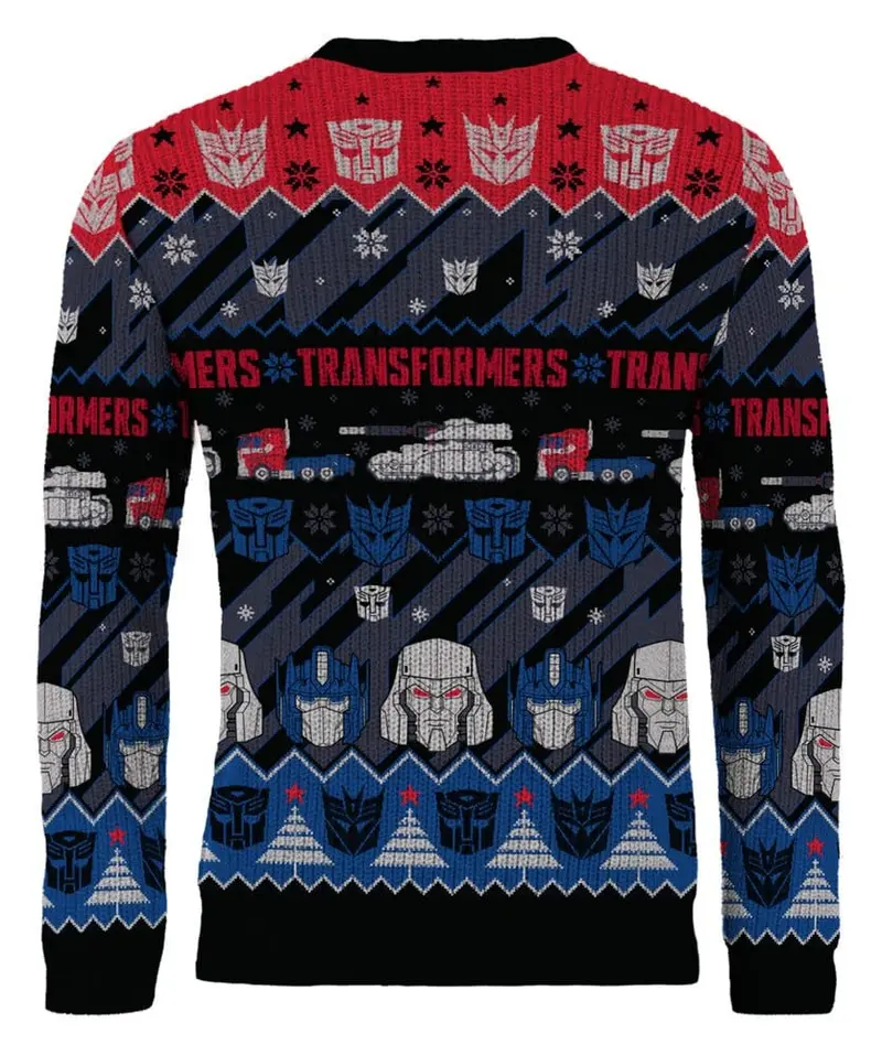 Transformers Christmas Pullover Größe XXL
