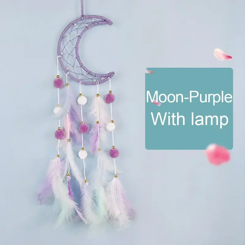 Traumfänger mit Licht für Kinder | Mond & Sterne – Bimbino
