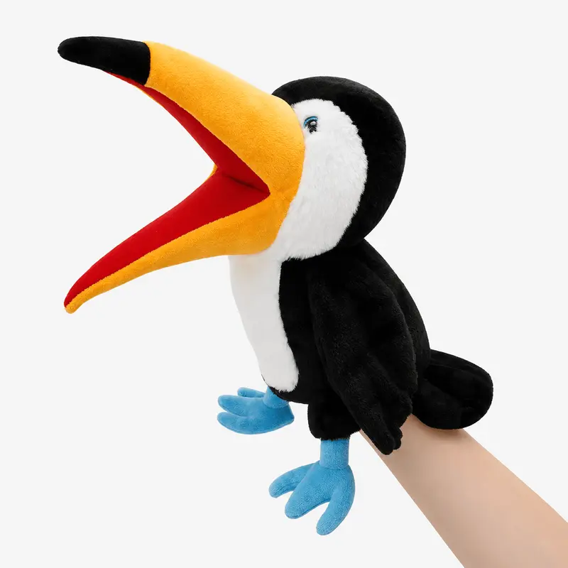 Tukan-Kuscheltier-Handpuppe