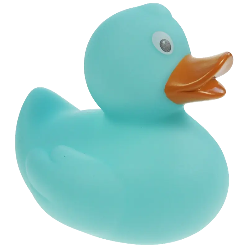 Türkis Aqua Ente Badeente Quietscheente Factotum
