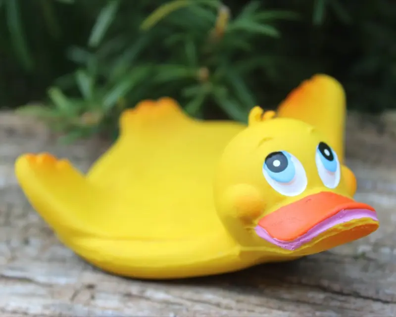 Ufo Ente Quietscheente Badeente Seifenhalter Naturkautschuk Lanco