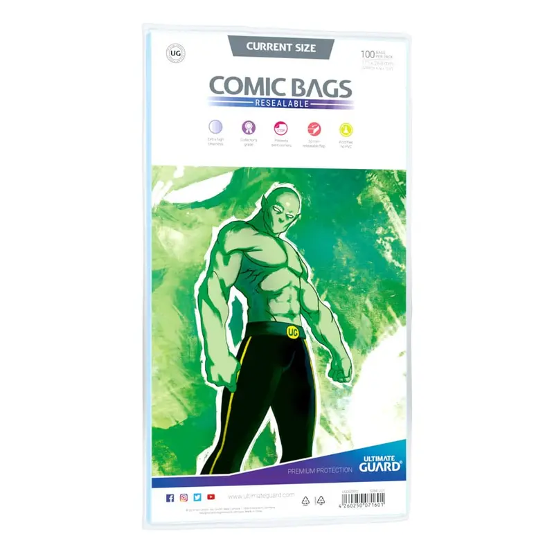 Ultimate Guard Comic Bags wiederverschließbar Current Size (100)