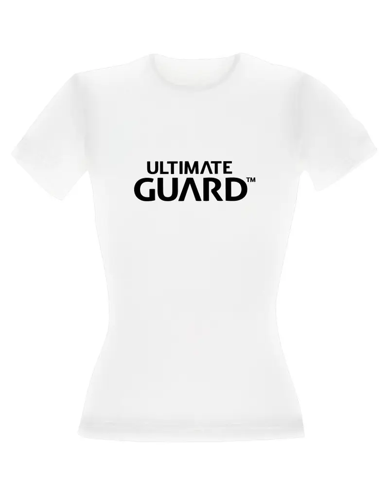Ultimate Guard Girlie T-Shirt Wordmark Weiß Größe S - Versand