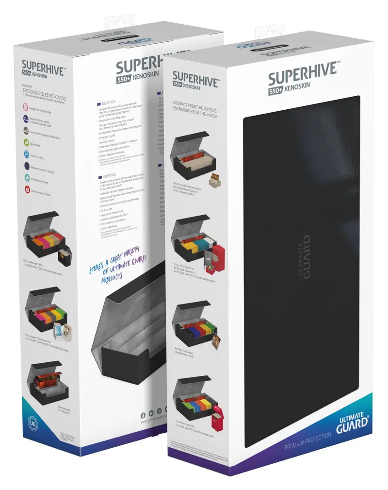Ultimate Guard Superhive 550+ Standardgröße XenoSkin Schwarz