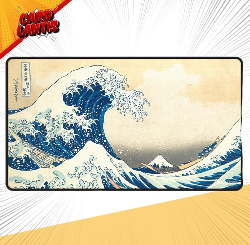Ultra PRO The Great Wave off Kanagawa Black Stitched Playmat - sofort verfügbar
