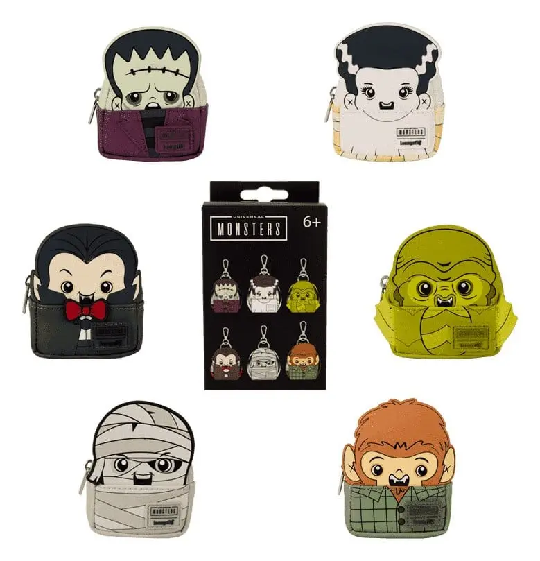 Universal Monsters by Loungefly Schlüsselanhänger Mini Backpack Blind Box Sortiment (15)