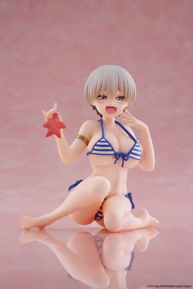 Uzaki-chan Wants to Hang Out! Desktop Cute PVC Figur Hana Uzaki (Swim wear Ver.) 13 cm