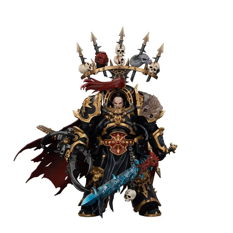 Warhammer 40,000 Actionfigur Black Legion Abaddon the Despoiler with Drach'nyen and the Talo 16 cm