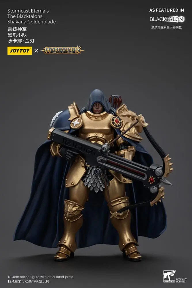 Warhammer Age of Sigmar Actionfigur Stormcast Eternals The Blacktalons Shakana Goldenblade 20 cm - sofort lieferbar