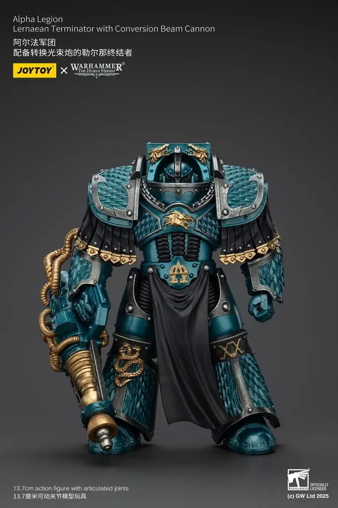 Warhammer The Horus Heresy Actionfigur Alpha Legion Lernaean Terminator with Conversion Beam Cannon 20 cm