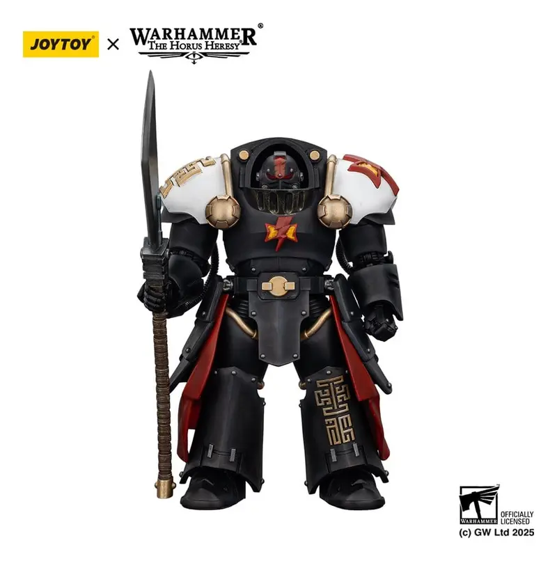 Warhammer The Horus Heresy Actionfigur White Scars Ebon Keshig Terminator 2 with Power Glaive 13 cm