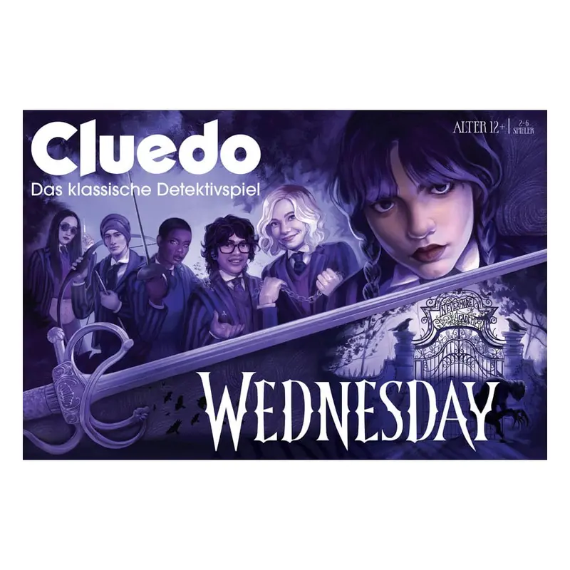 Wednesday Brettspiel Cluedo *Deutsche Version*