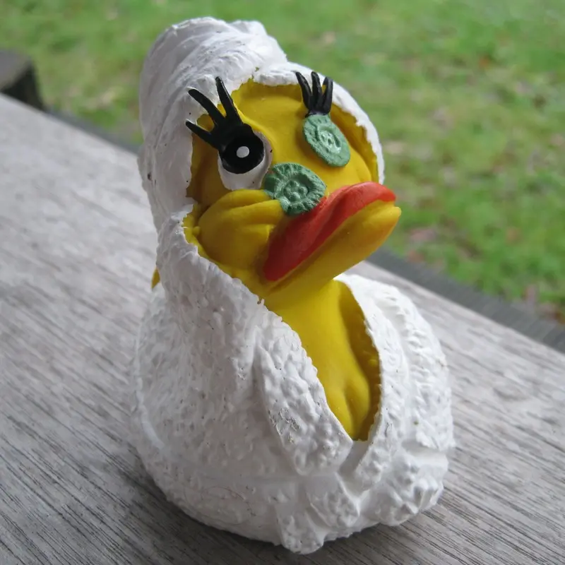 Wellness Spa Duck Quietscheente Badeente Naturkautschuk Lanco