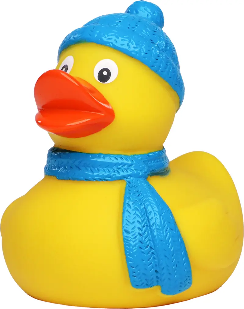 Winter Kälte Ente Badeente Quietscheente Schnabels