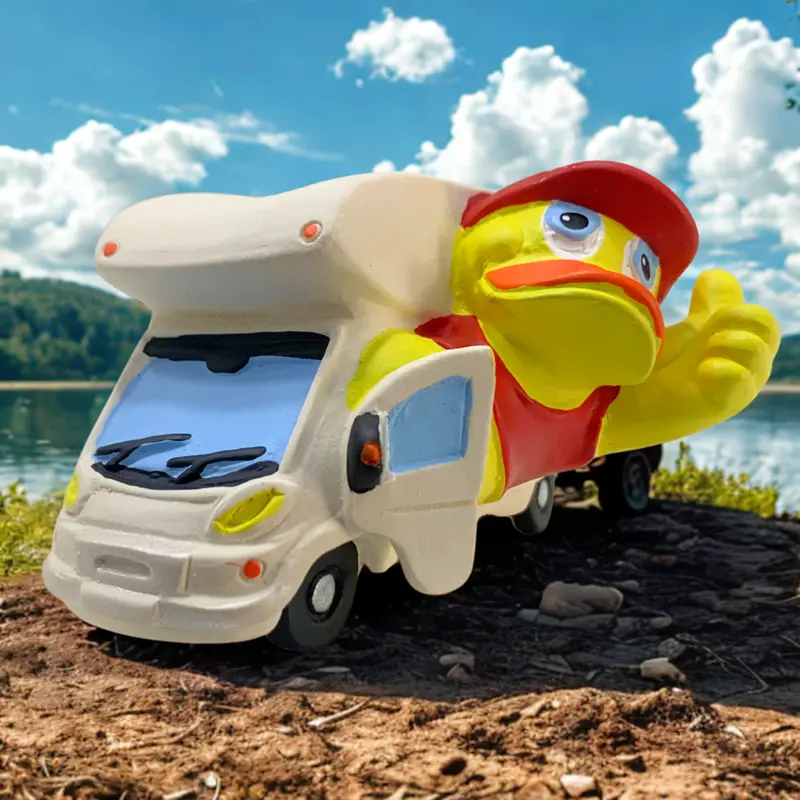 Wohnmobil Wohnwagen Camping Camper Quietscheente Badeente Lanco