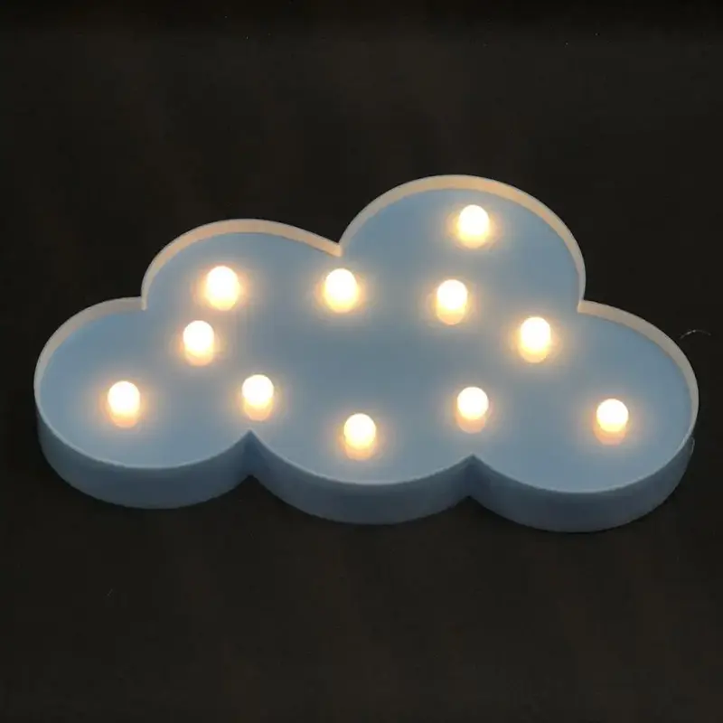 Wolken-Nachtlicht Blau | Batteriebetrieben, Wandlampe – Bimbino