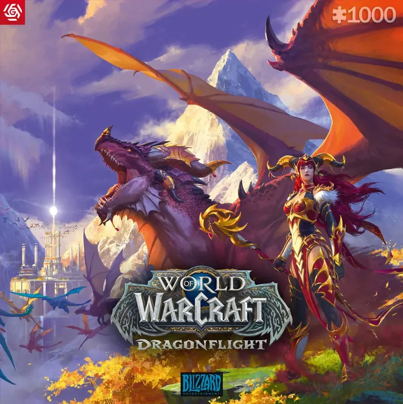 World of Warcraft Gaming Puzzle Dragonflight Alexstrasza (1000 Teile)