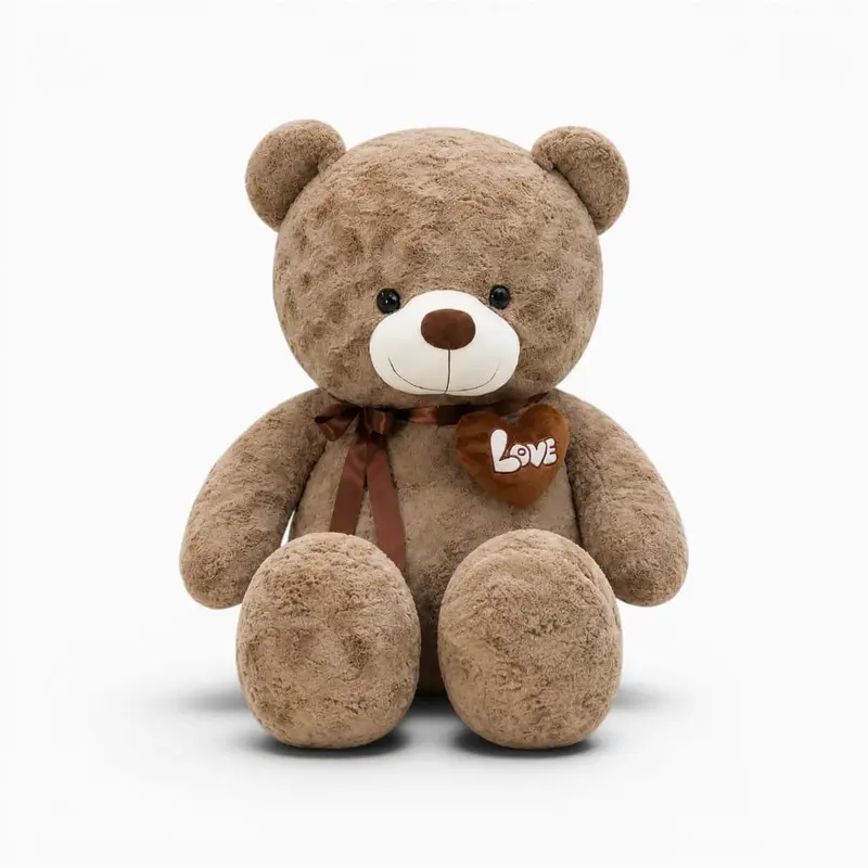 XXL Braun Teddybär mit Herz