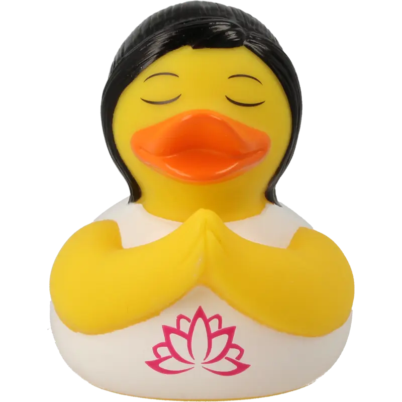 Yoga Meditation Ente Badeente Quietscheente Gummiente Lilalu