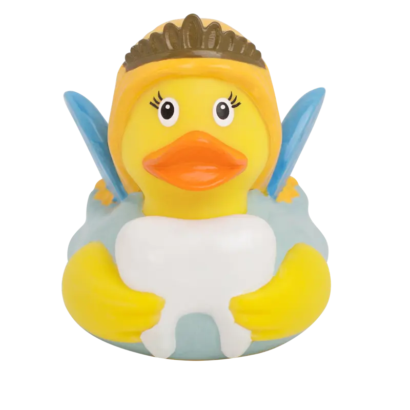 Zahnfee Ente Badeente Quietscheente Gummiente Lilalu