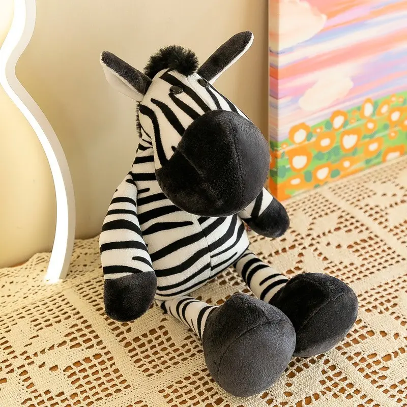 Zebra Kuscheltier 25 cm | Weiches Plüschtier für Kinder – Bimbino