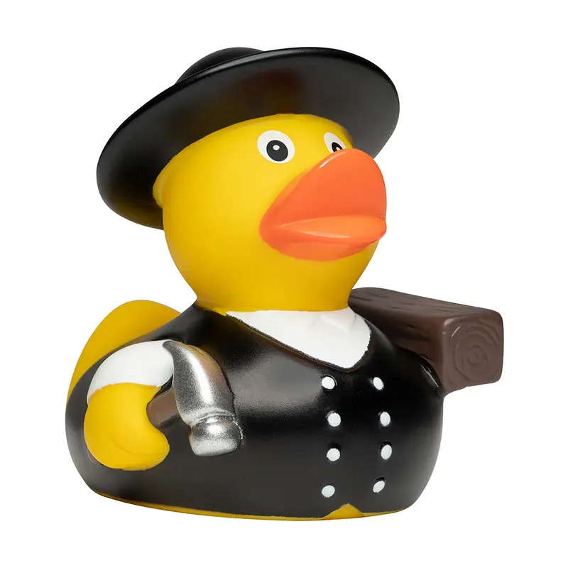 Zimmermann Handwerker Ente Badeente Quietscheente Schnabels